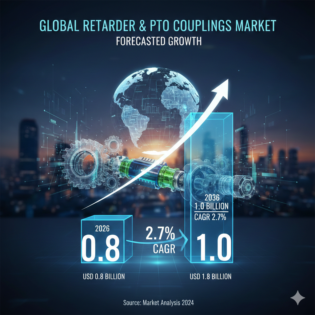 Retarder and PTO Couplings Market to Reach USD 1.0 Billion by 2036 as Precision Power Transfer Technology Gain Momentum