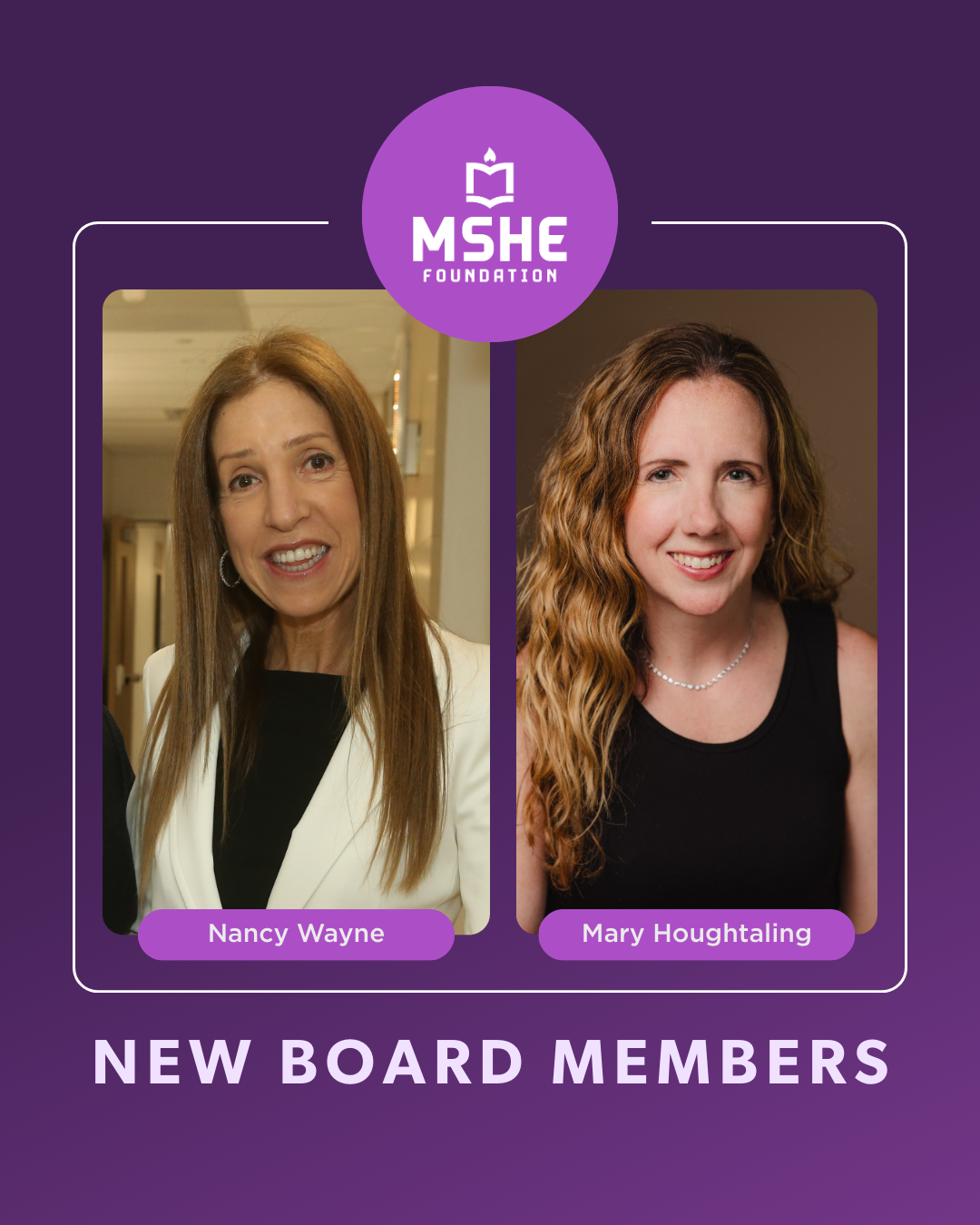 Mark Schonwetter Holocaust Education Foundation Welcomes Nancy Wayne and Mary Houghtaling to Its Board of Trustees