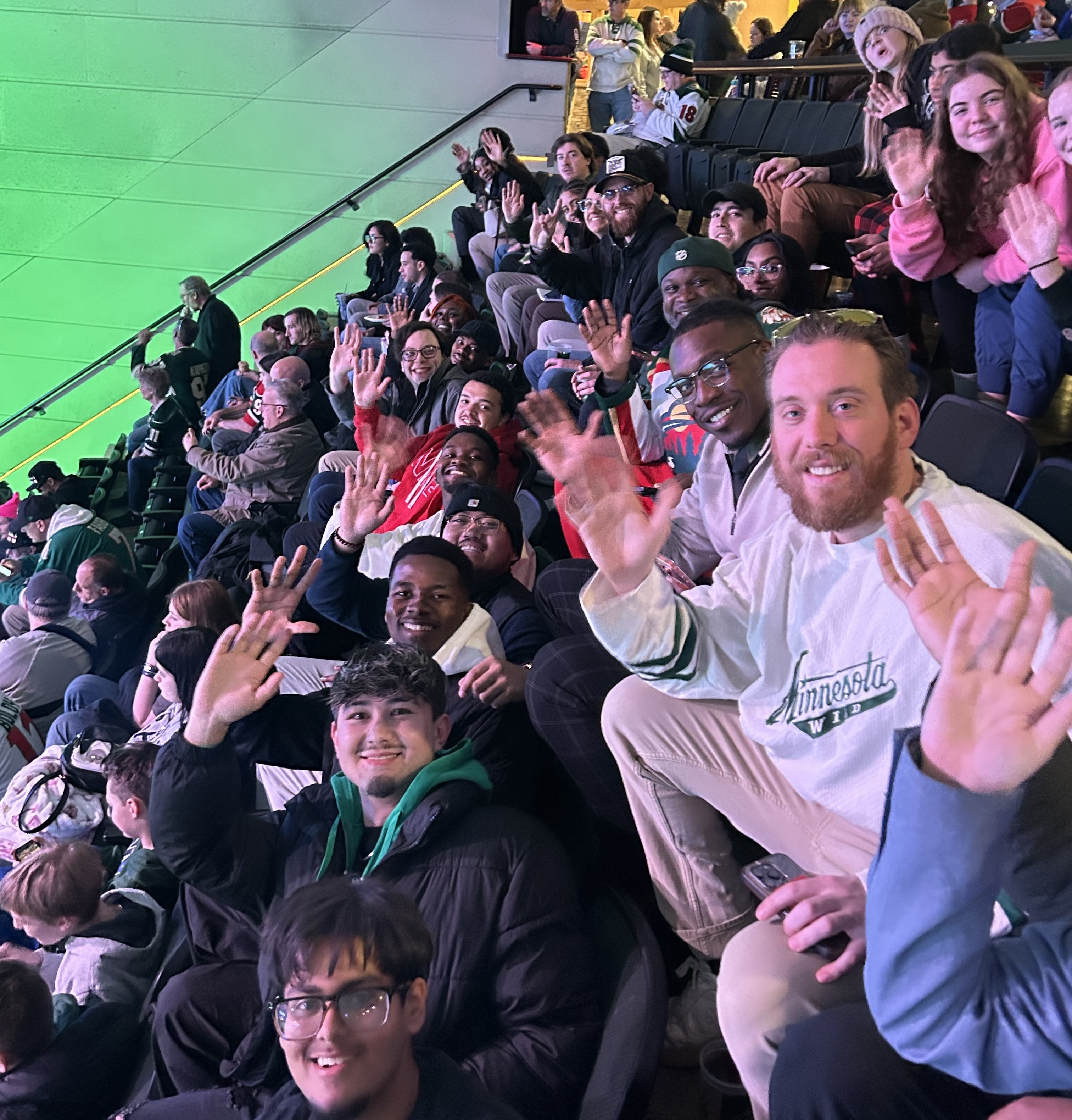 Von Oben Solutions Celebrates Top Performers at Minnesota Wild vs. Devils Team Night