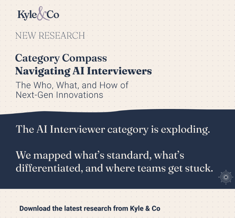 Kyle & Co Publishes New Category Compass Report to Bring Clarity to the Fast-Growing AI Interviewer Market