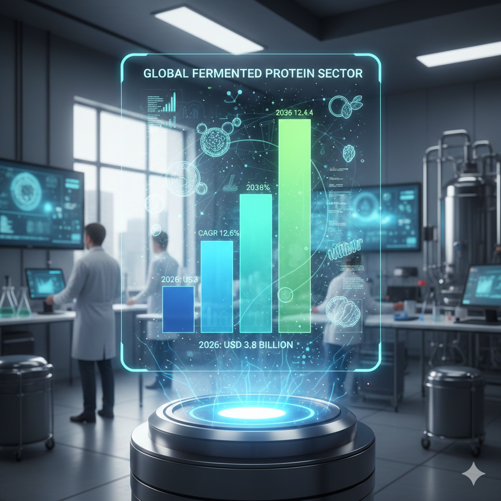 Fermented Protein Market Size & Share Report 2026–2036: 12.6% CAGR to Drive USD 12.4 billion Valuation