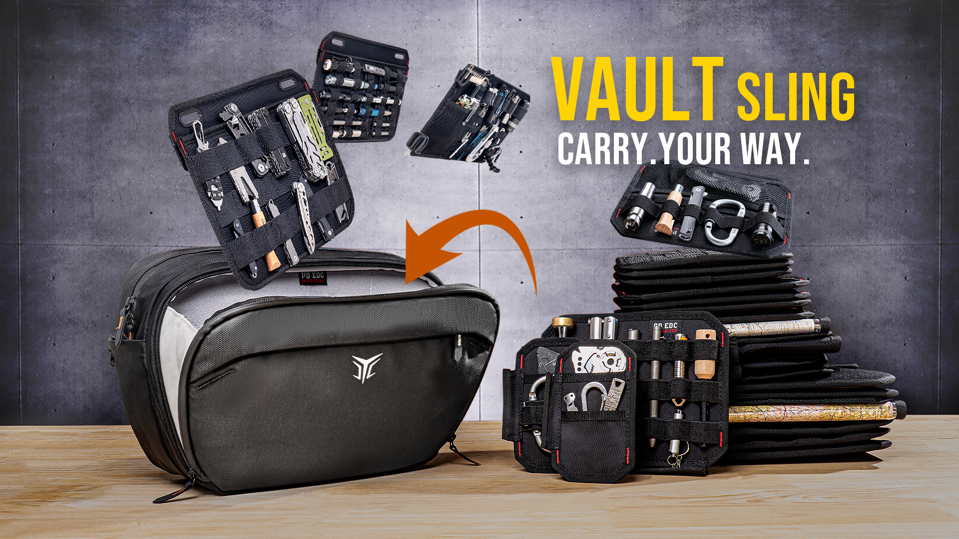 PD EDC Launches Modular VAULT Sling with Swappable Boards and Magnetic Expansion