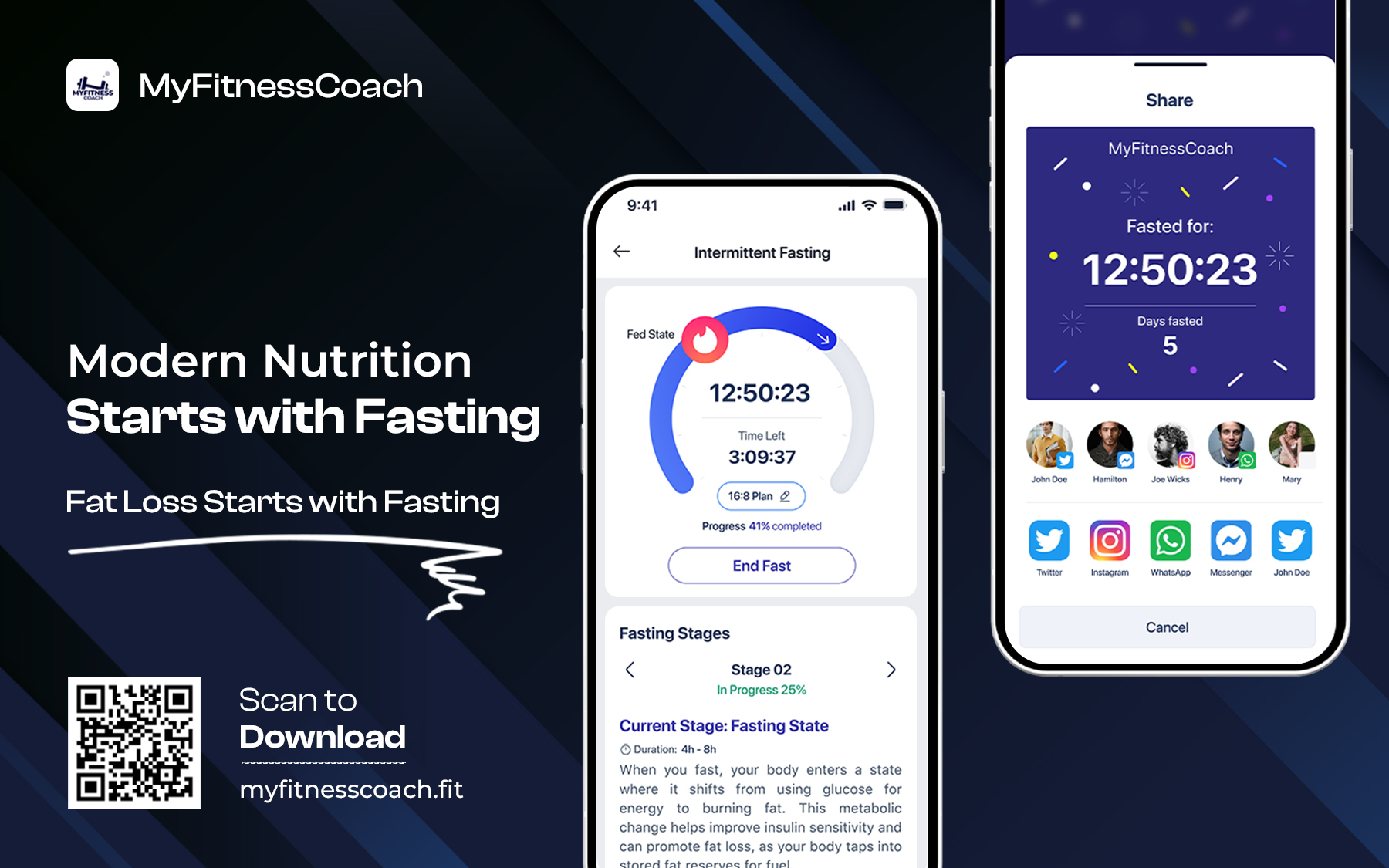MyFitnessCoach Adds Intermittent Fasting Tracker with Flexible Plans and Insights