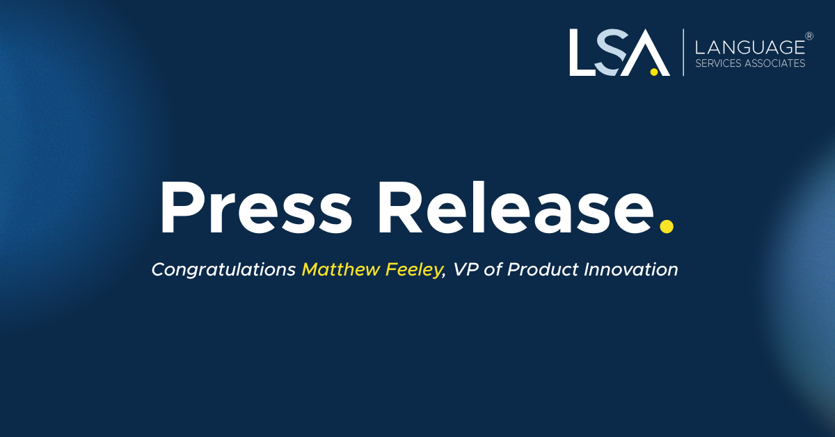 LSA Promotes Matthew Feeley to Vice President of Product Innovation