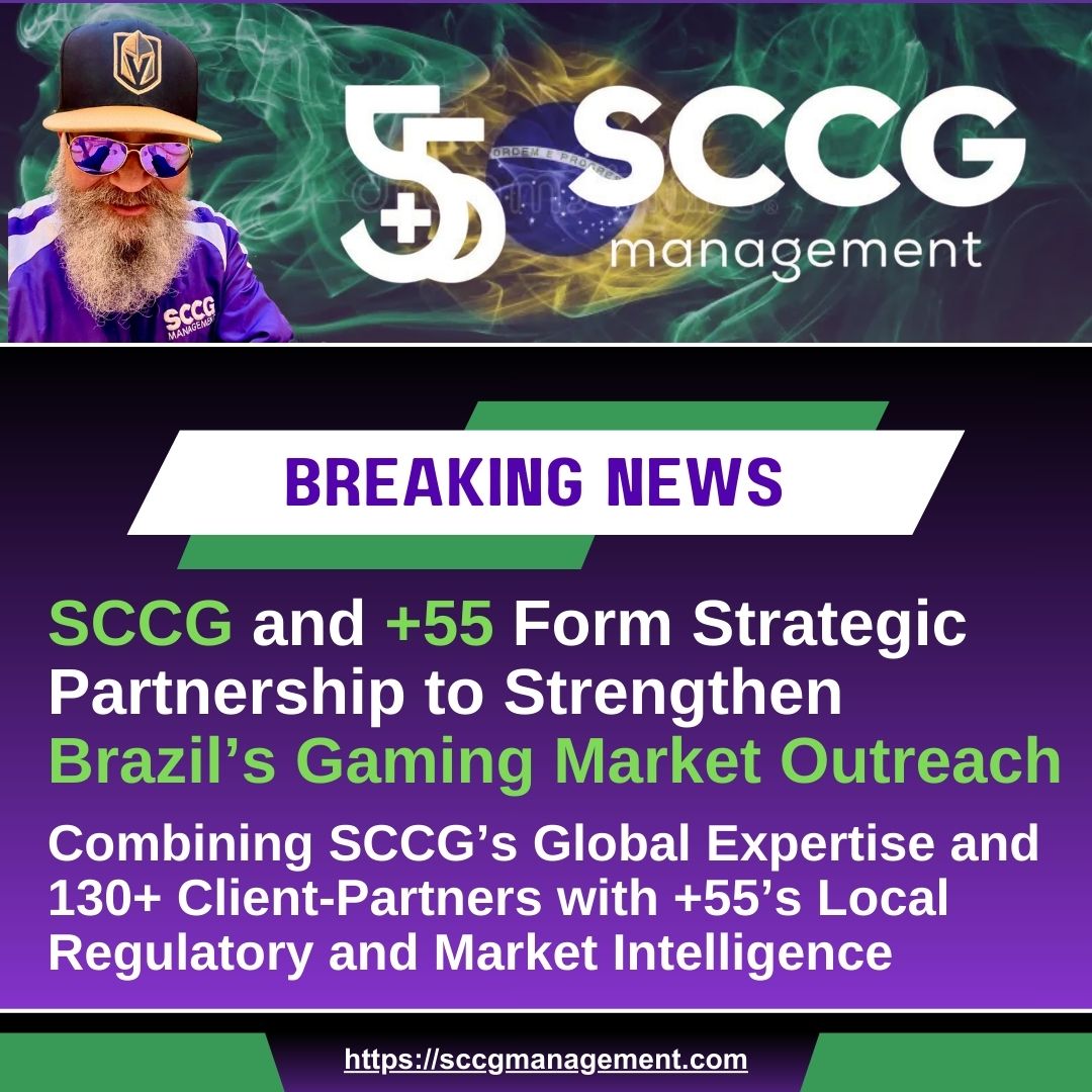 SCCG and +55 Form Strategic Partnership to Strengthen Brazil’s Regulated Gaming Market Outreach