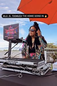 DJ Too Much, professionally known as Loren Jefferson, and creative partner Frank E