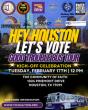 TRANSFORMATIVE JUSTICE COALITION(TJC) LAUNCHES: 'HEY HOUSTON LET’S VOTE!'