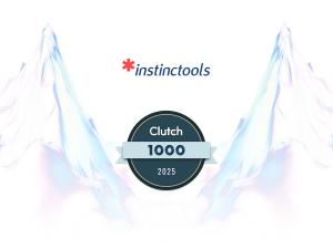 the clutch 1000 and instinctools logo