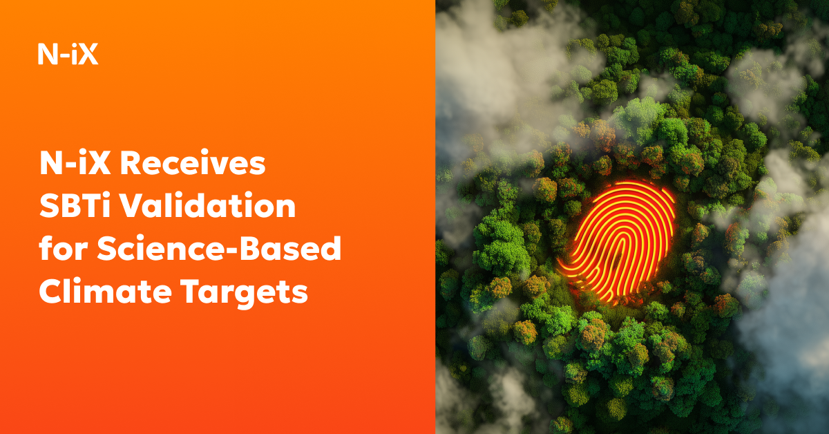 N-iX Receives SBTi Validation for Science-Based Climate Targets; Reports 80%+ Scope 3 Emissions Reduction Since 2020
