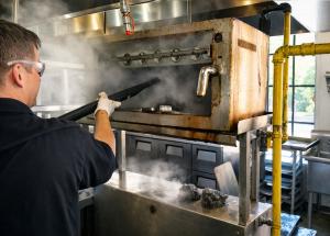 Hands-on steam sanitation helps restaurants maintain safer, inspection-ready kitchens.