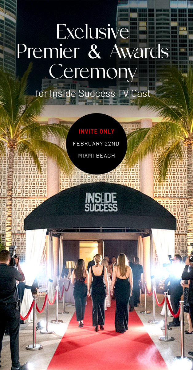 Inside Success TV Network Hosts Star-Studded Red Carpet Awards on Miami Beach This Sunday