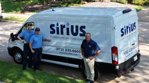 Sirius Technicians with Brent by the Sirius Service Van