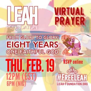 Eight Years Prayer Event