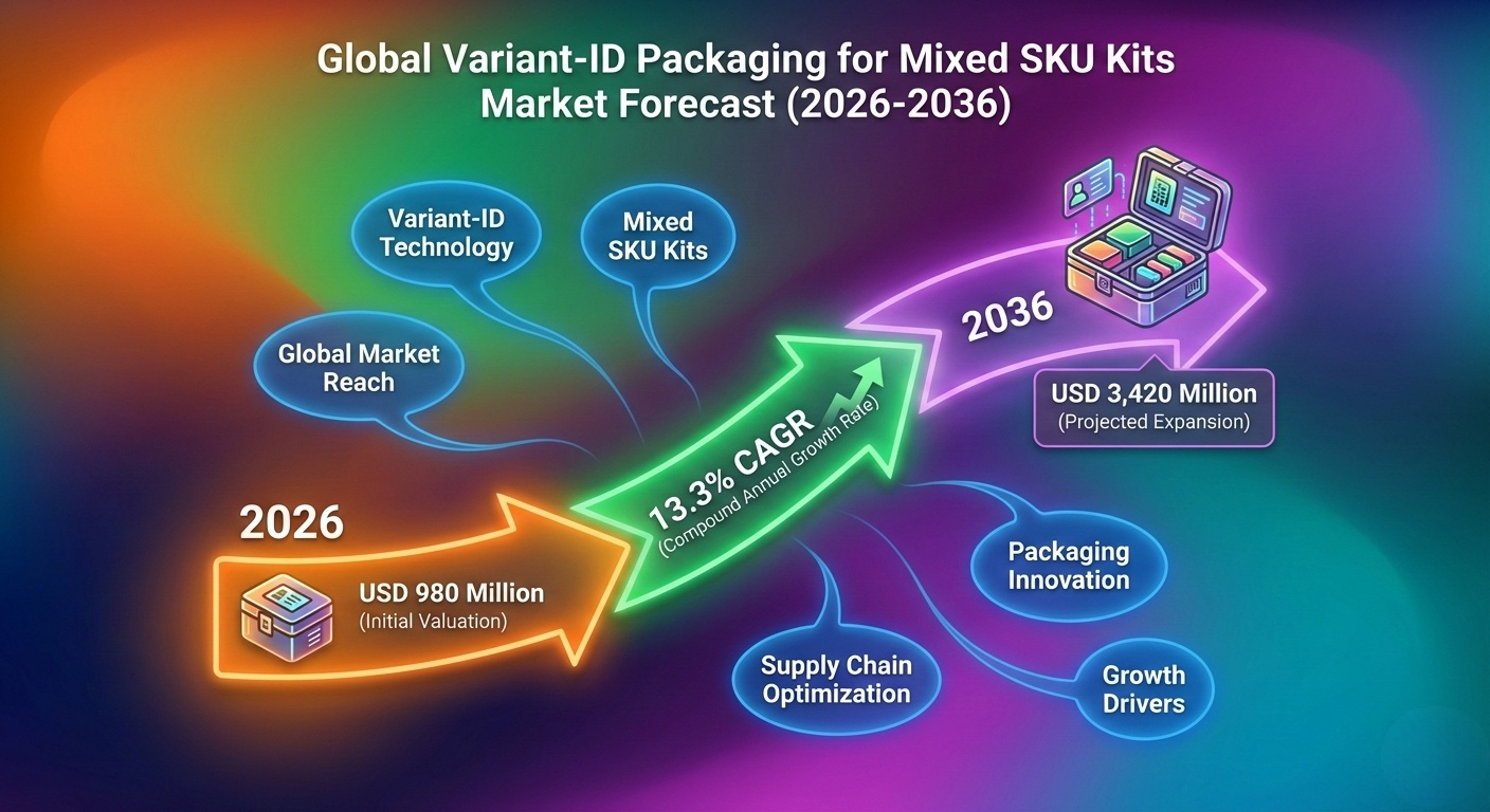 Variant-ID Packaging for Mixed SKU Kits Market Growth 2026–2036: Market to Reach USD 3,420 Million by 2036 at 13.3% CAGR