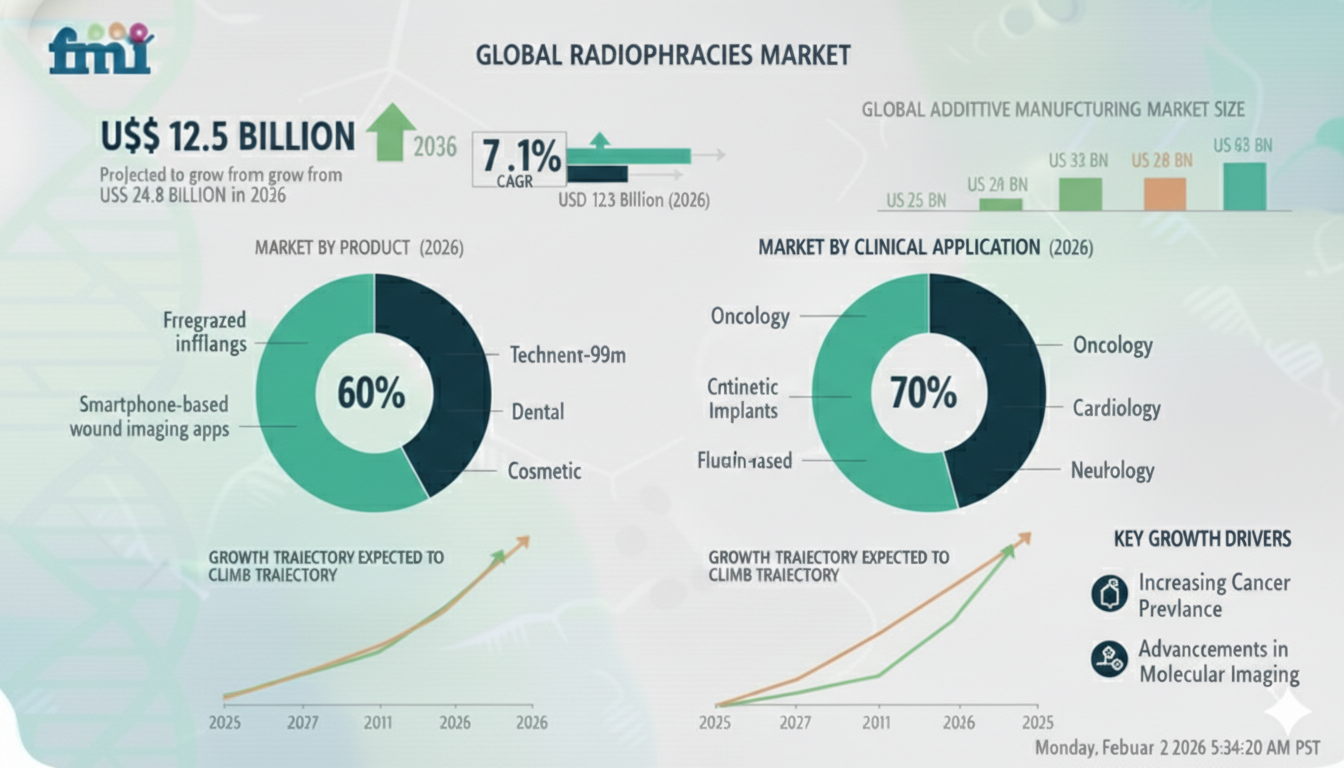 Radiopharmacies Market Forecast 2026–2036: Market to Reach USD 24.8 Billion by 2036 at 7.1% CAGR