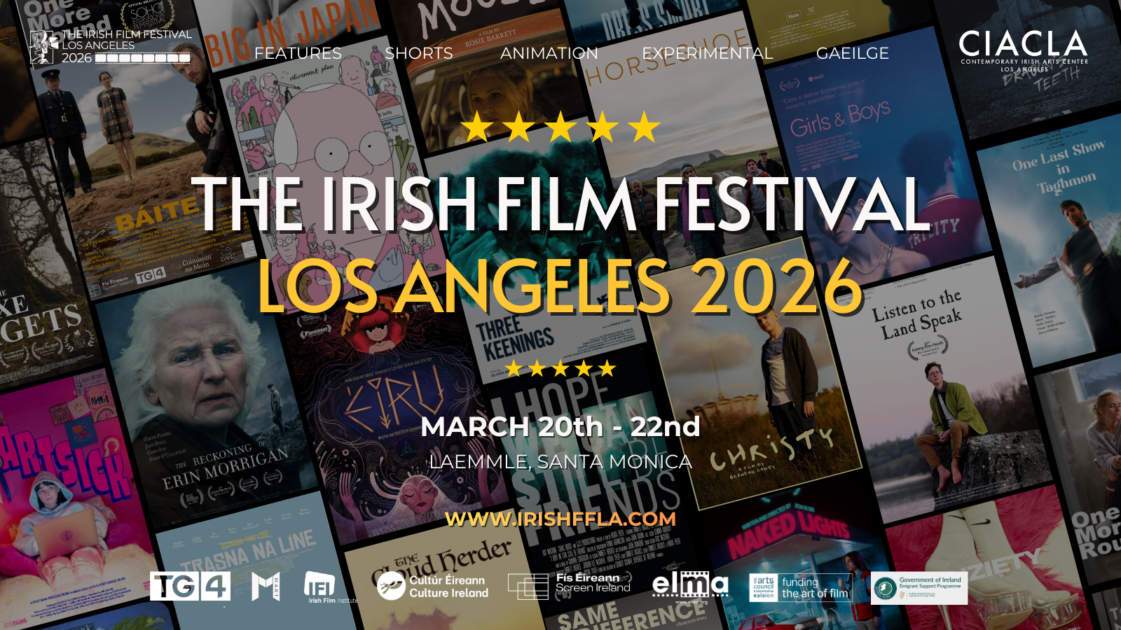 CIACLA Announces Irish Film Festival Los Angeles 2026