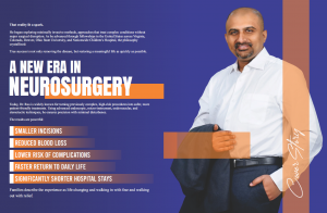 Dr. Mohana Rao Patibandla featured in EN TIMES 2026 discussing minimally invasive neurosurgery advancements in India.