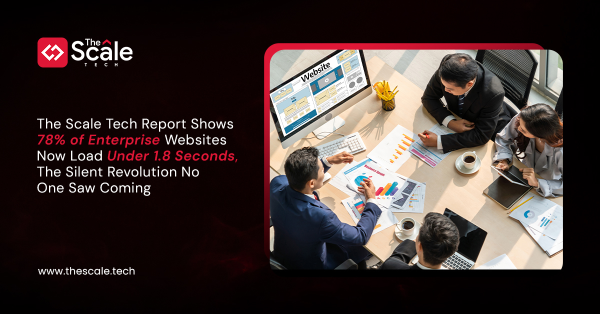The Scale Tech Report Shows 78% of Enterprise Websites Now Load Under 1.8 Seconds