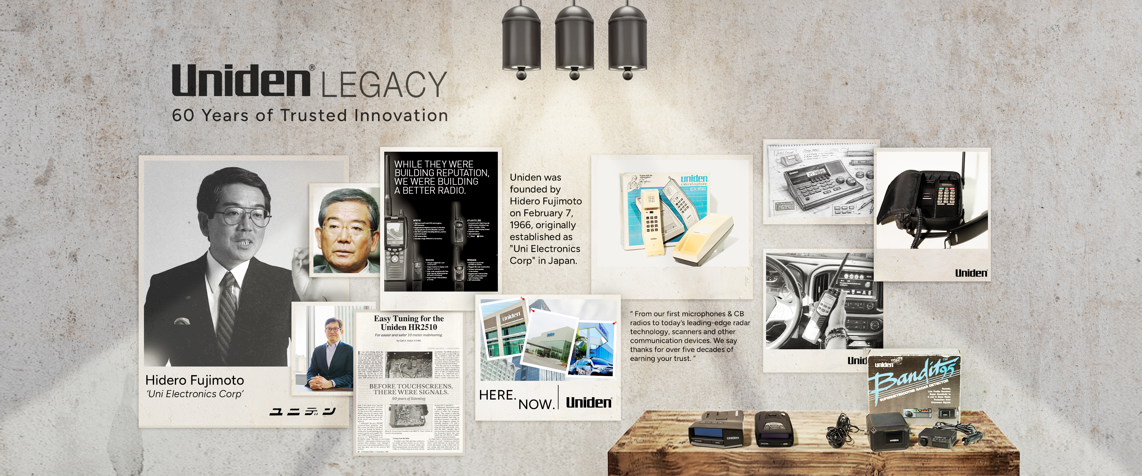 Uniden Marks 60 Years of Purpose-Driven Innovation, Honoring a Legacy of Supporting People in Motion