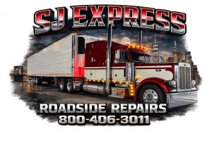 SJ Express mobile truck repair service truck in Brooklyn NYC