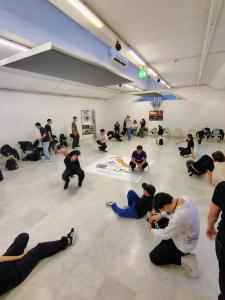 A dance movement therapy workshop