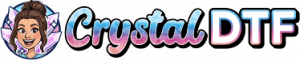 Crystal DTF logo