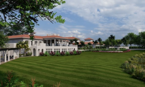 Artist’s rendering of The Club at Mediterra Sports and Lifestyle Center under construction, scheduled for opening by summer 2028 in Naples, Florida.