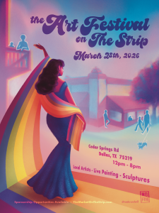2026 The Art Festival On The Strip Poster by Featured Artist Noah Hoffmeister