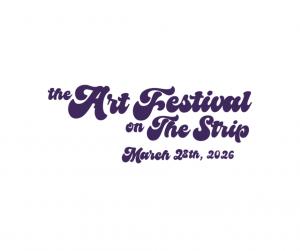 The Art Festival On The Strip logo created by artist Noah Hoffmeister