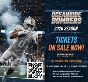 Oceanside Bombers Tickets on Sale Now!