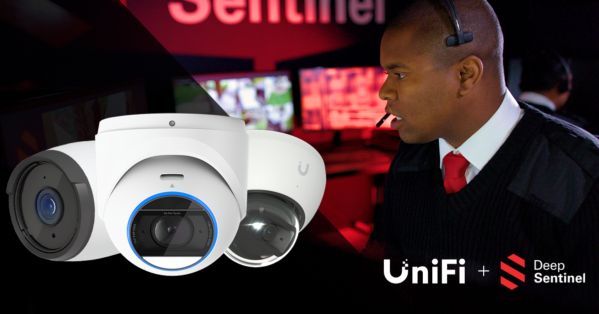 UniFi and Deep Sentinel Integration Turns the World’s Most Popular Cameras into Live-Guard Security Systems