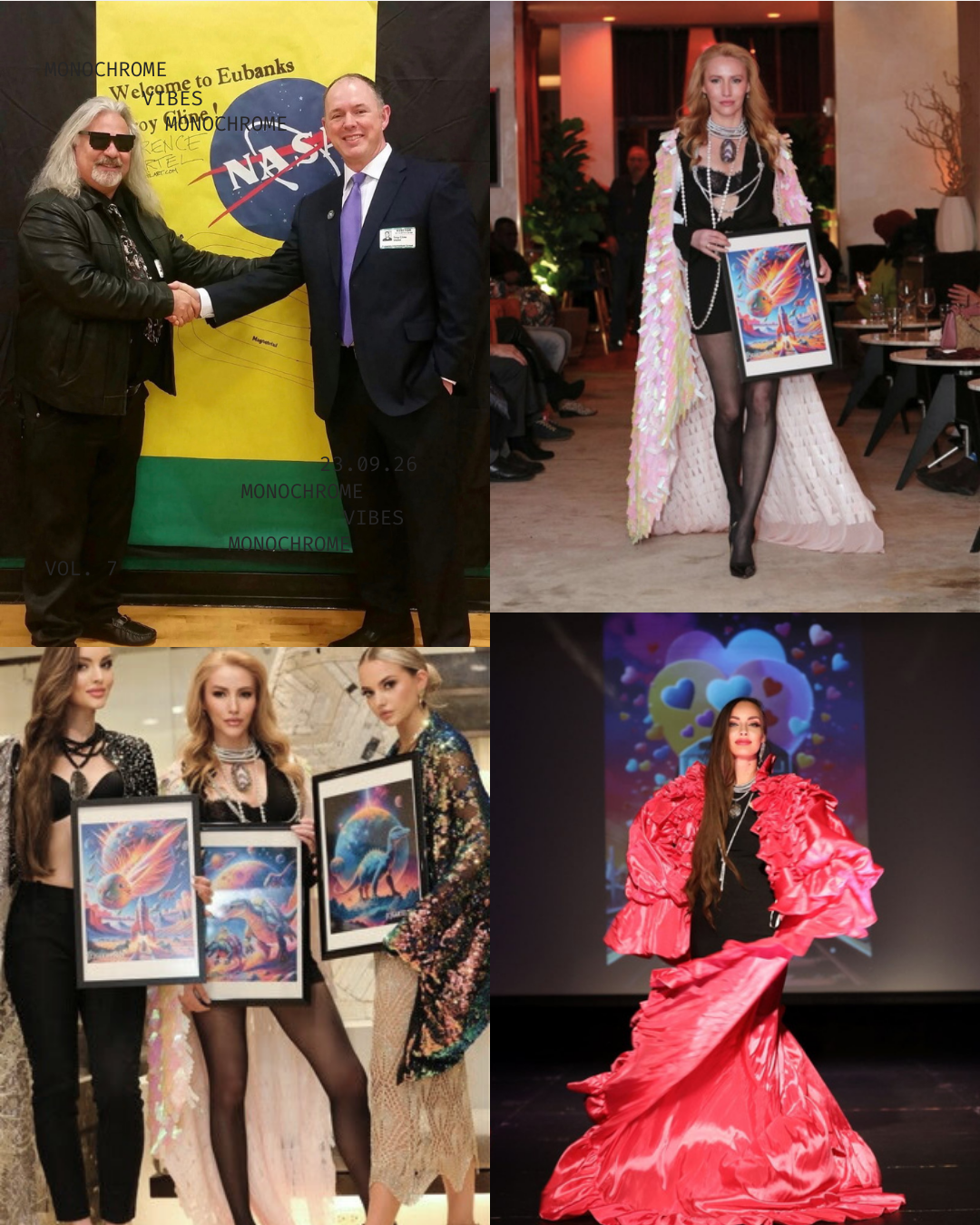 Empresse Atelier & Laurence Gartel feature a Groundbreaking Collab Blending Couture, Digital Art & Space Innovation