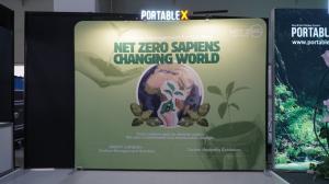 Reusable modular exhibition booth system by PortableX