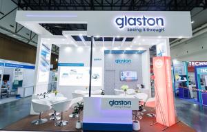 Professional booth builders from Pixelmate Exhibition Co., Ltd. constructing an exhibition stand for a major Bangkok trade show.