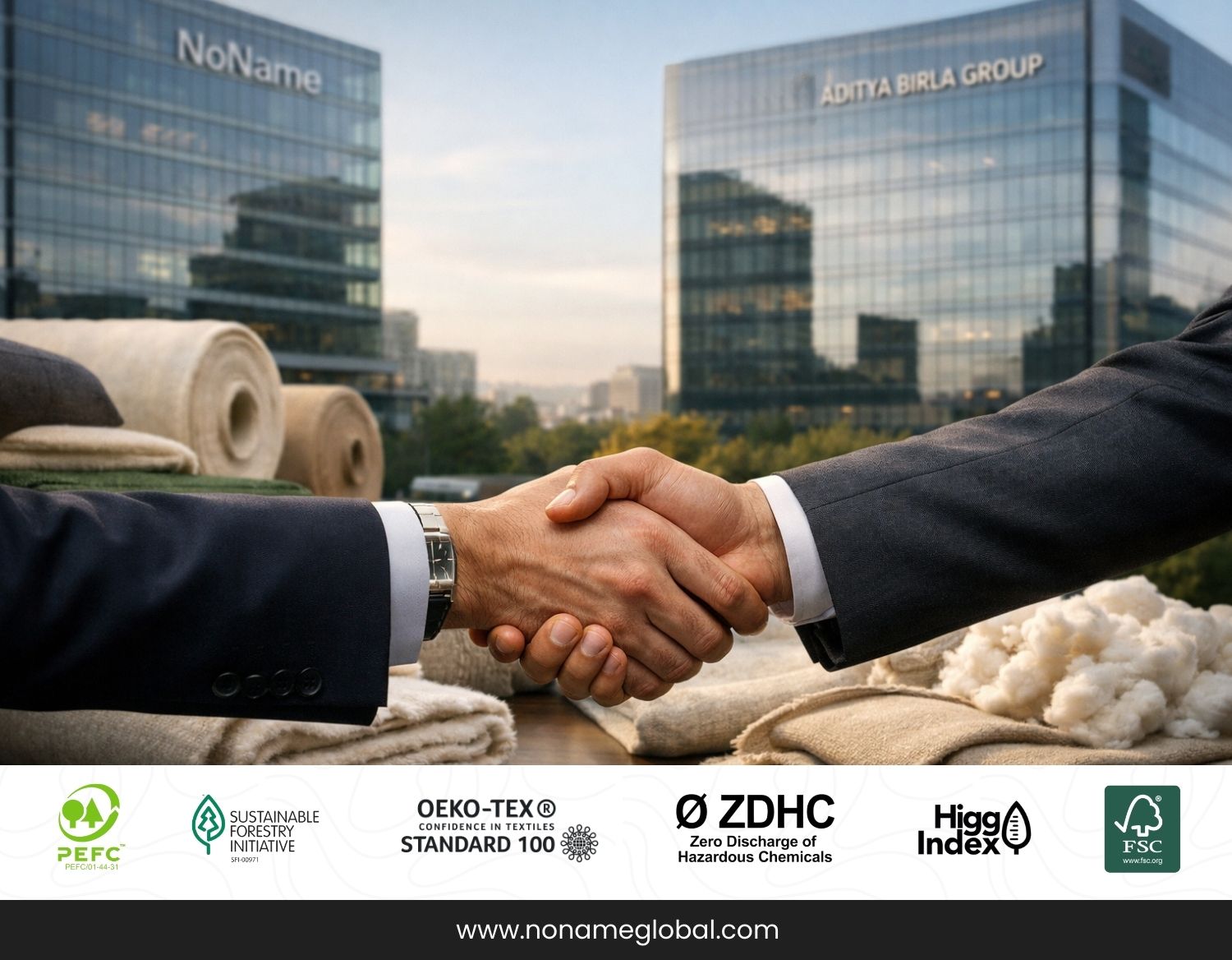 NoName and Aditya Birla Group Collaboration Unlocks Certified Sustainable Fabrics for Small Fashion Brands