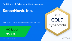 Taskmapper by SenseHawk Awarded CyberVadis Gold Medal for Outstan