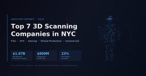 A research-based look at the top 3D scanning companies serving New York City productions in 2026