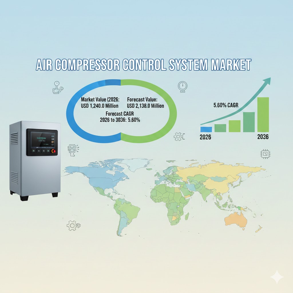 Global Air Compressor Control System Market Outlook 2026–2036: Efficiency-Driven Growth Accelerates at 5.6% CAGR