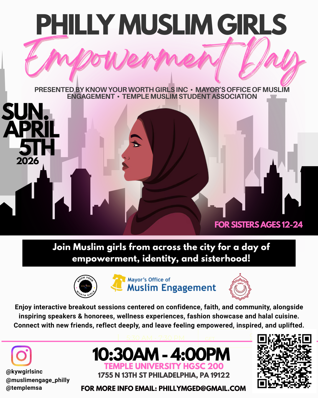 Know Your Worth Hosts Their First-Ever Philly Muslim Girls Empowerment Day