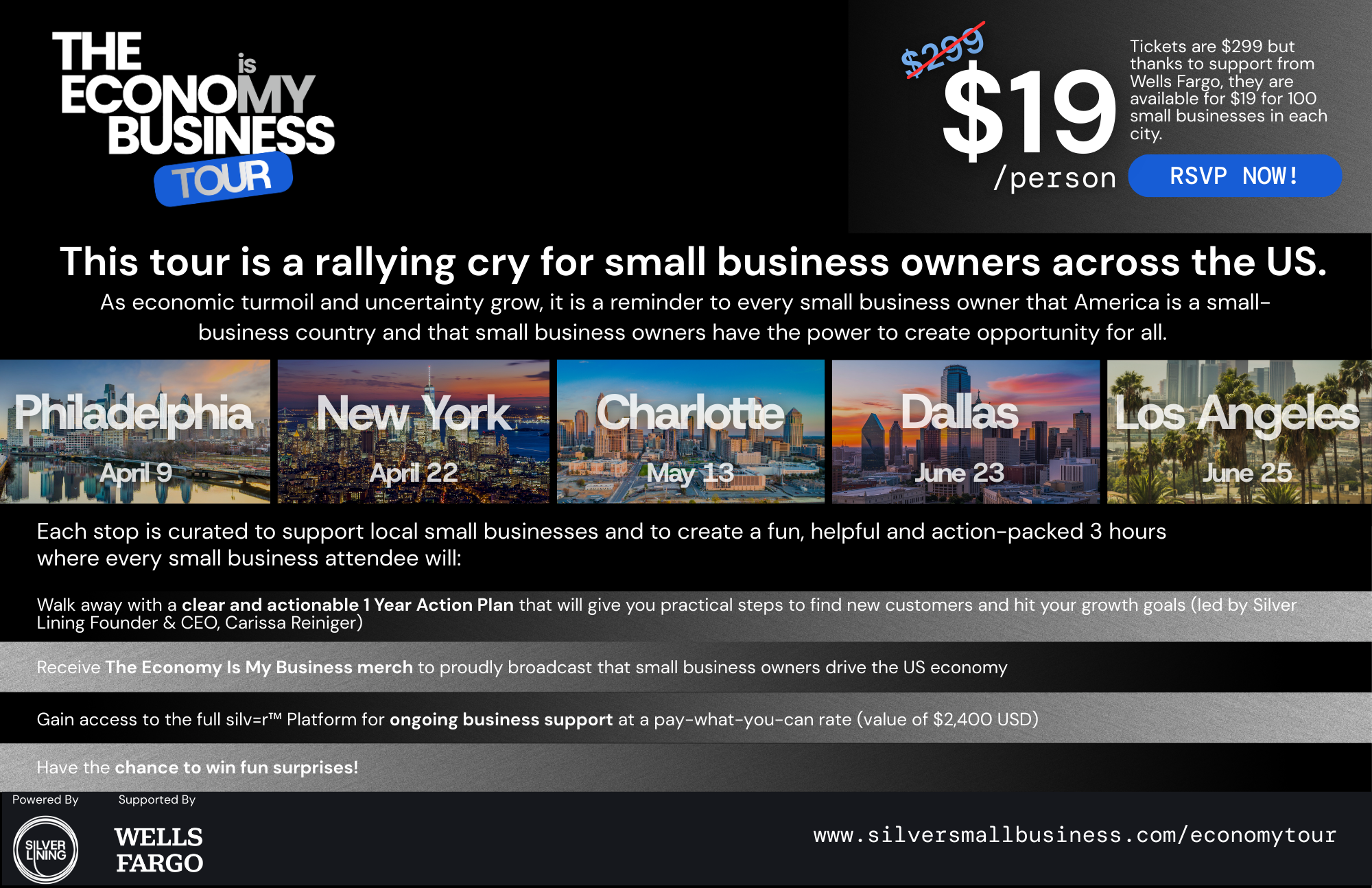 Silver Lining Launches ‘The Economy Is My Business Tour’