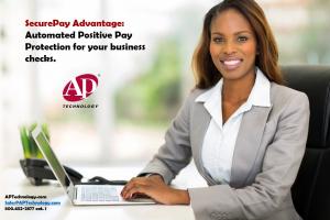 SecurePay Advantage works with all accounting applications, converting and transmitting positive pay files ​that meet your bank's requirements. No more check format errors! The finest in check fraud prevention: SecurePay Advantage. https://www.aptechnolog