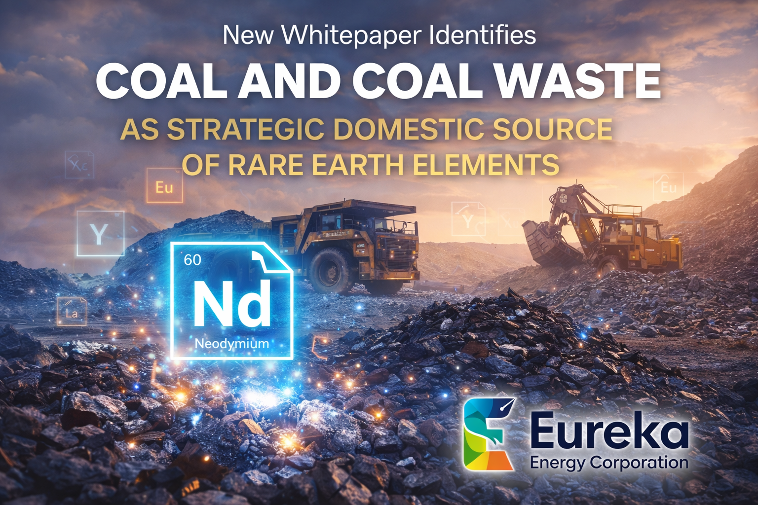 New Whitepaper Identifies Coal and Coal Waste as Strategic Source of Rare Earth Elements