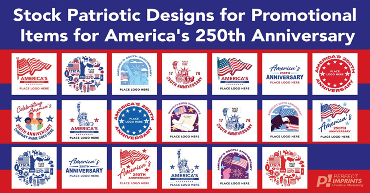 Perfect Imprints Launches Stock Patriotic Designs for America’s 250th Anniversary Promotional Campaigns