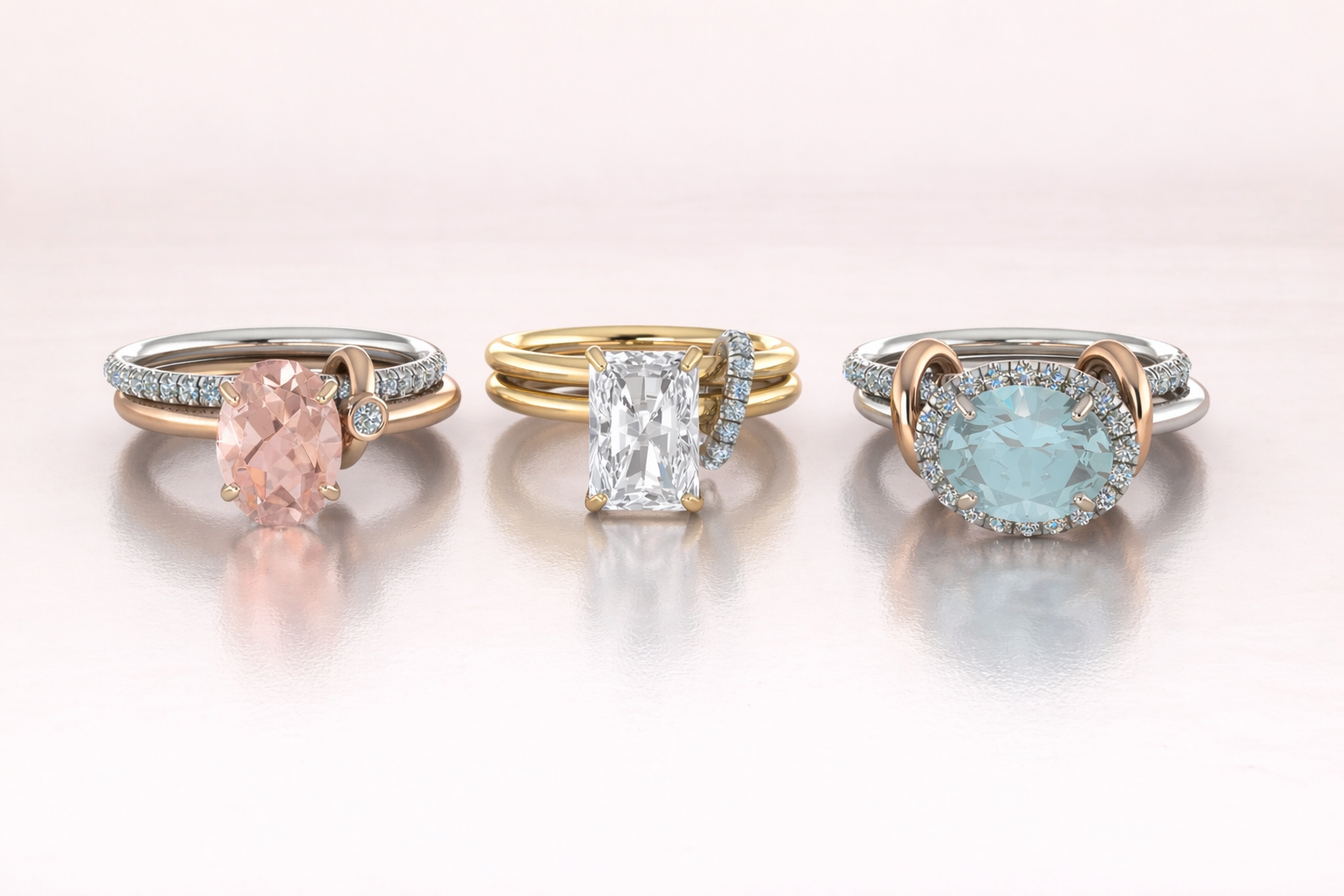 ANTOANETTA Introduces Kinetic Moving-Link Design to Gold Engagement Ring Collection
