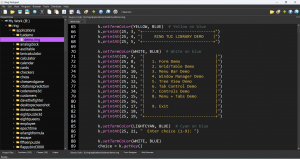 Ring Notepad - TUI framework demo (Source Code)