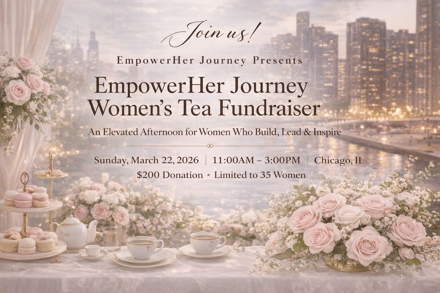 EmpowerHer Journey Hosts Chicago Tea Party to Support Single Mothers and Women Entrepreneurs