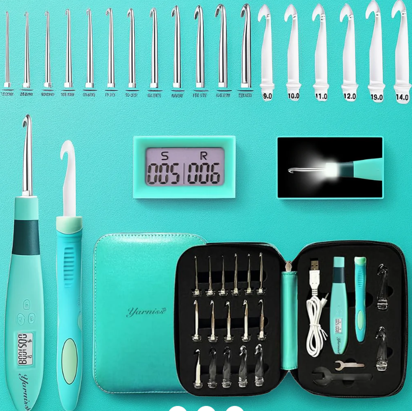 Biblewithlife Announces Yarniss Light Up Crochet Hooks for Clear Stitches and Comfortable Night Crafting