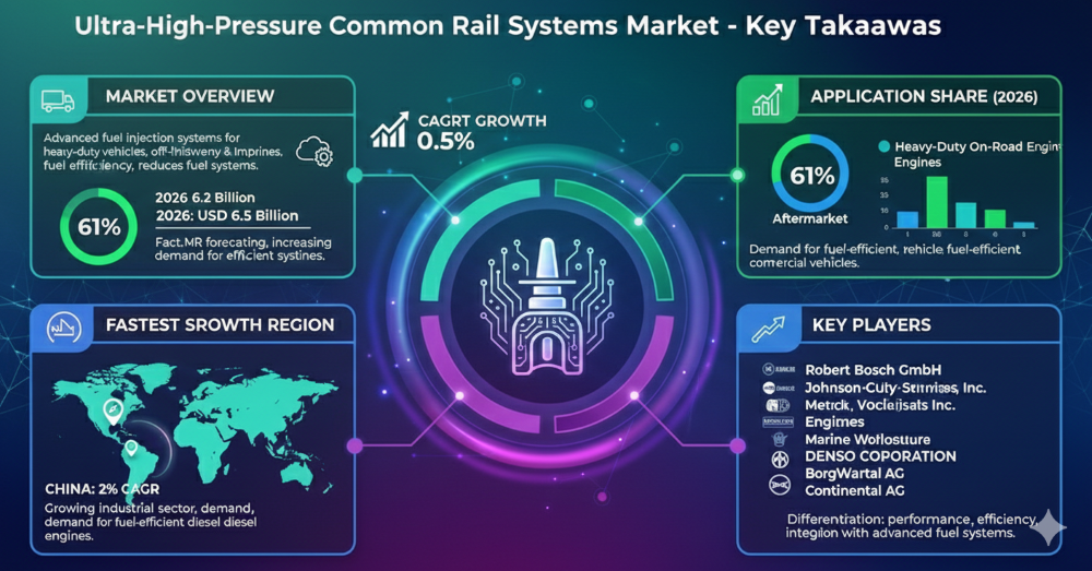 Ultra-High-Pressure Common Rail Systems Market Forecast 2026–2036: Market to Reach USD 6.5 Million by 2036 at 0.5% CAGR