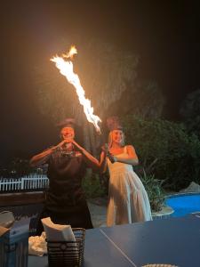 Friendly Hibachi Chef at Home Brings the Fire