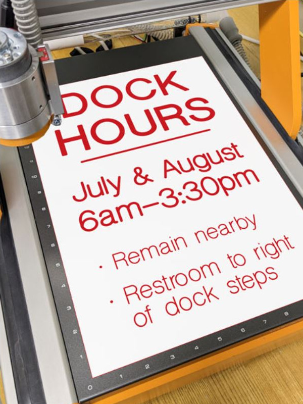 New Engraver Simplifies Production of Larger Warehouse Signs for All Types of Surfaces